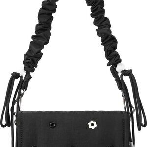 Elegant Glow-In-The-Dark Shoulder Bag with 3-in-1 Removable Strap for Women